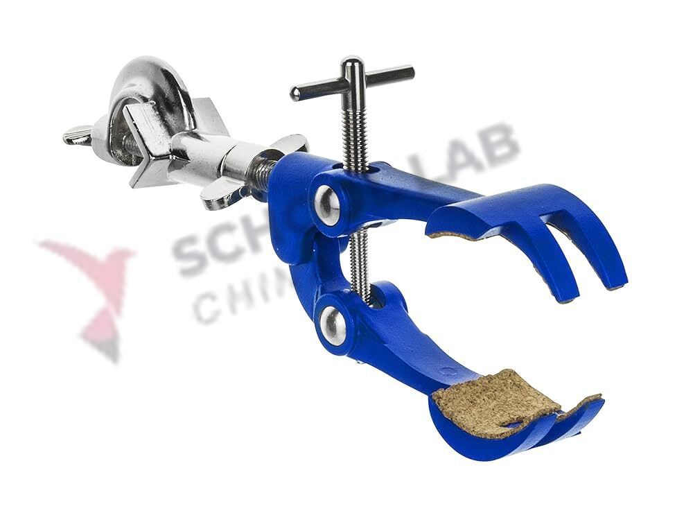 Clamp - Four Prong Cork Lined on Swivel Bosshead
